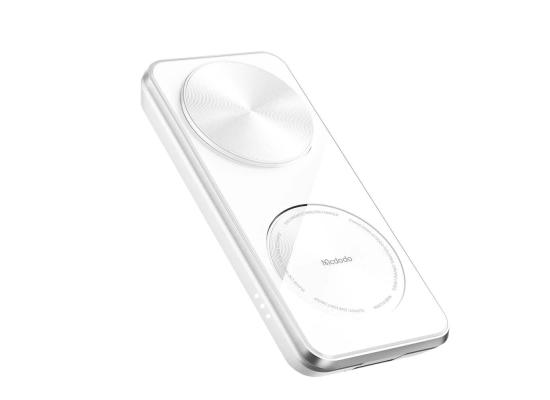Mcdodo CH-1150 3in1 Foldable Magnetic Wireless Charger And Stand - White